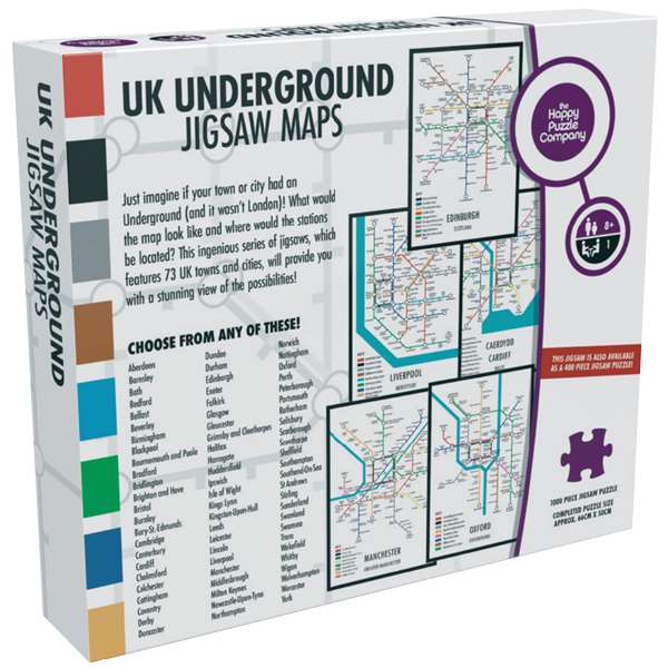 COLCHESTER UNDERGROUND JIGSAW MAP HPCUG400