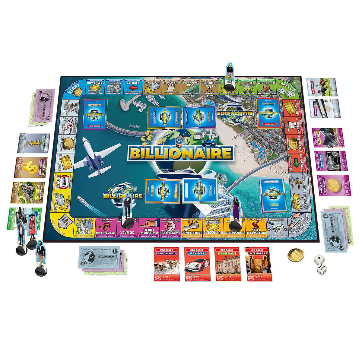 Billionaire Board Game | Billionaire Game - The Happy Puzzle Company