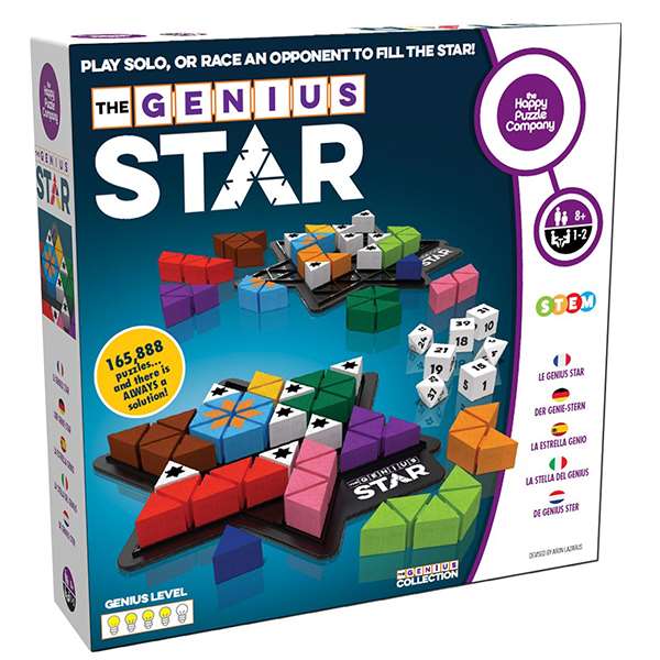 The Happy Puzzle Company The Genius Star - STEM puzzle game : :  Toys & Games