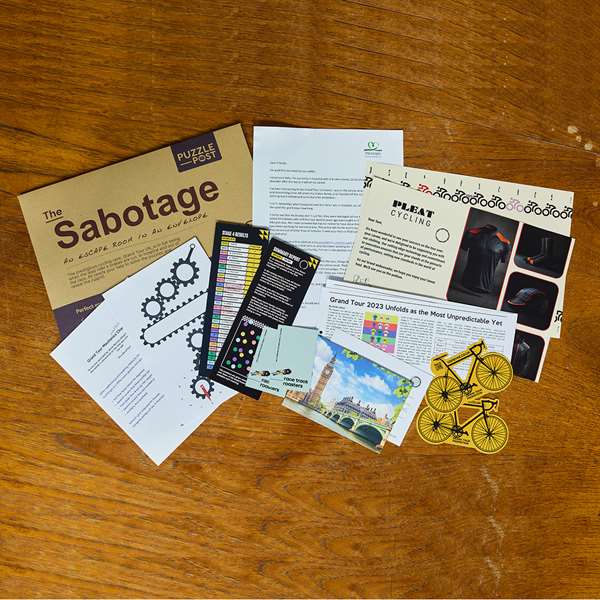 ESCAPE ROOMS IN AN ENVELOPE - THE SABOTAGE 