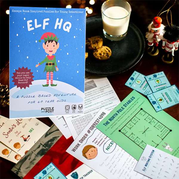 ESCAPE ROOMS IN AN ENVELOPE - ELF HQ