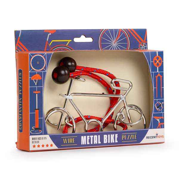 METAL BIKE WIRE PUZZLE