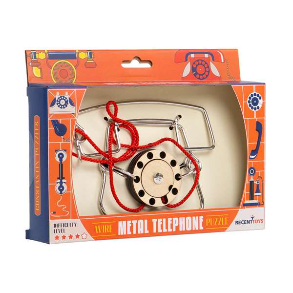 METAL TELEPHONE WIRE PUZZLE