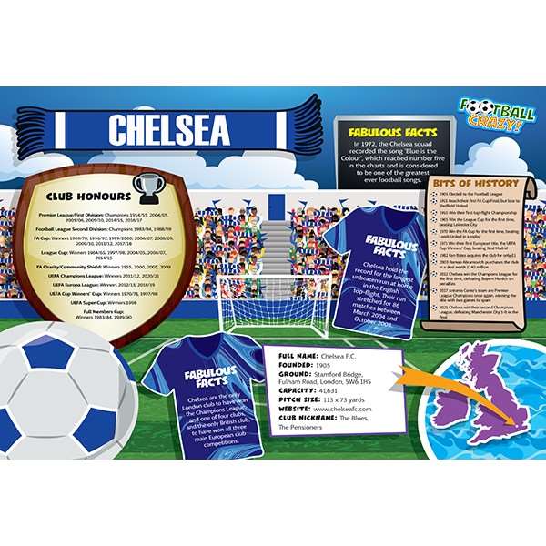 FOOTBALL CRAZY CHELSEA (CRF400)