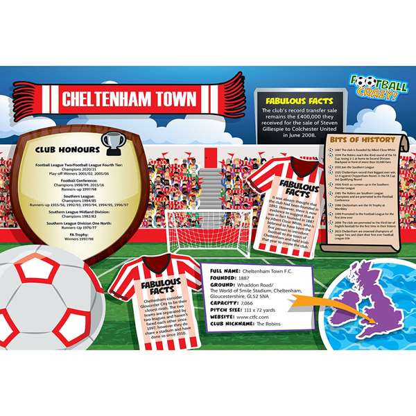 FOOTBALL CRAZY CHELTENHAM TOWN (CRF400)