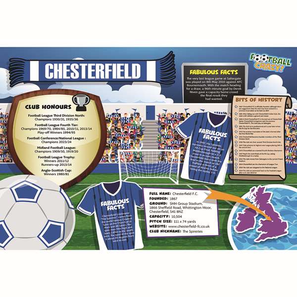 FOOTBALL CRAZY CHESTERFIELD (CRF400)