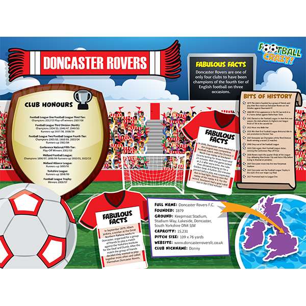 FOOTBALL CRAZY DONCASTER ROVERS (CRF400)