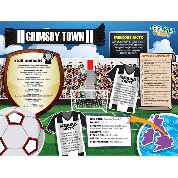 FOOTBALL CRAZY GRIMSBY TOWN (CRF400)