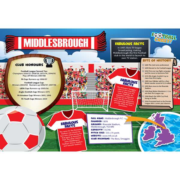 FOOTBALL CRAZY MIDDLESBROUGH (CRF400)