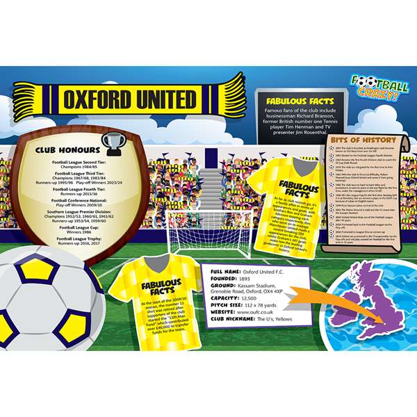 FOOTBALL CRAZY OXFORD UTD (CRF400)