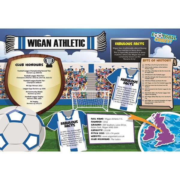 FOOTBALL CRAZY WIGAN ATHLETIC (CRF400)