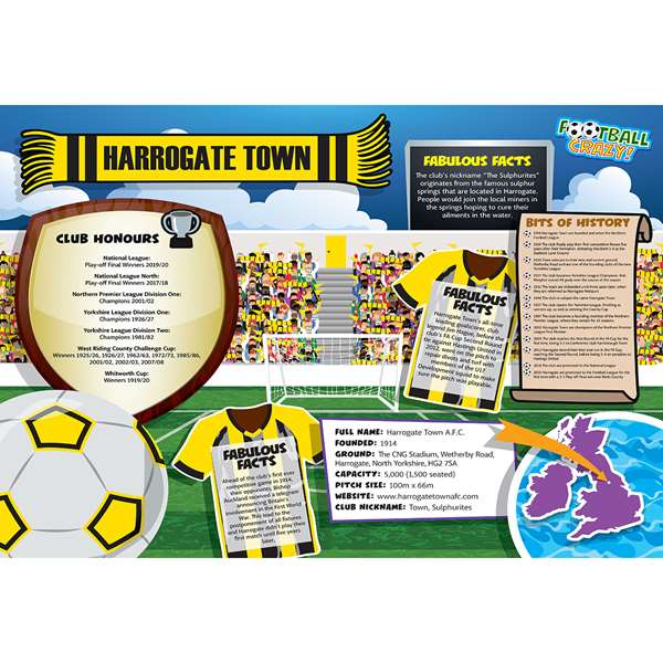 FOOTBALL CRAZY HARROGATE TOWN (CRF400)